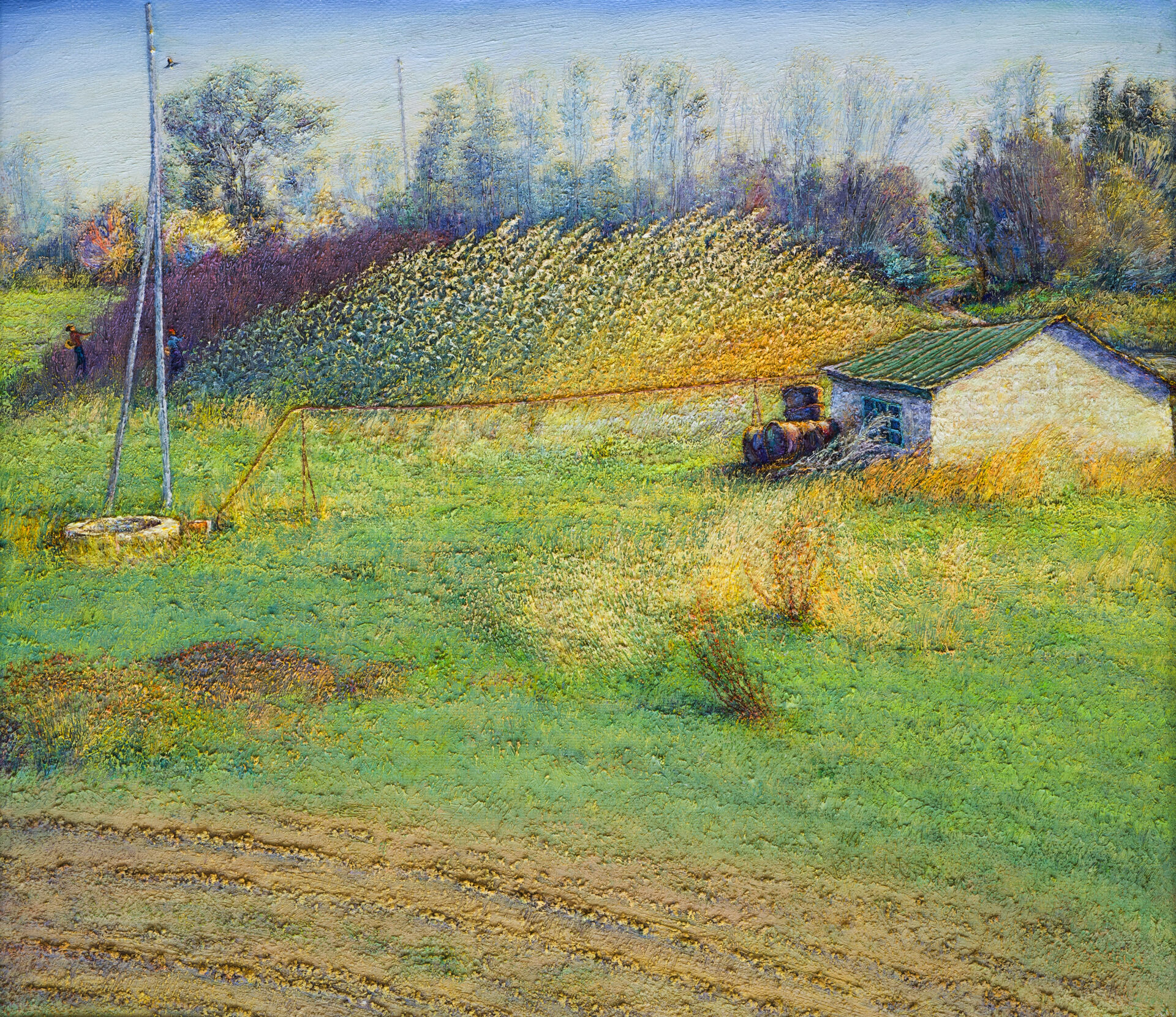 «Колодец» (х., м.), 63 х 73, 2012 г. 