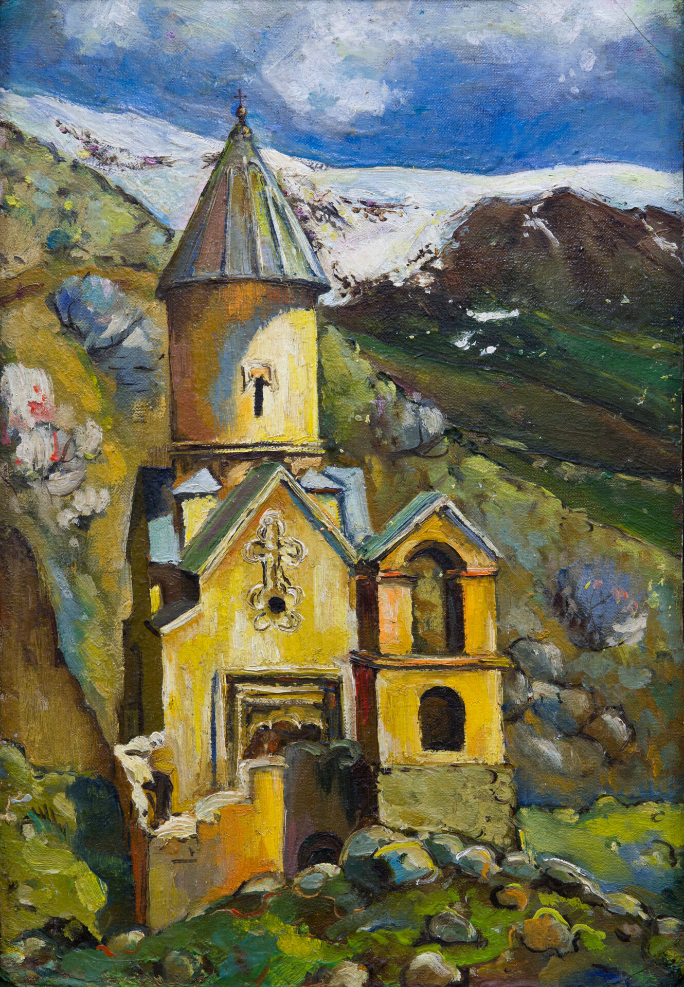 «Спитакавор. Егенкадзор» (к., м.), 35 х 25, 1972 г. 