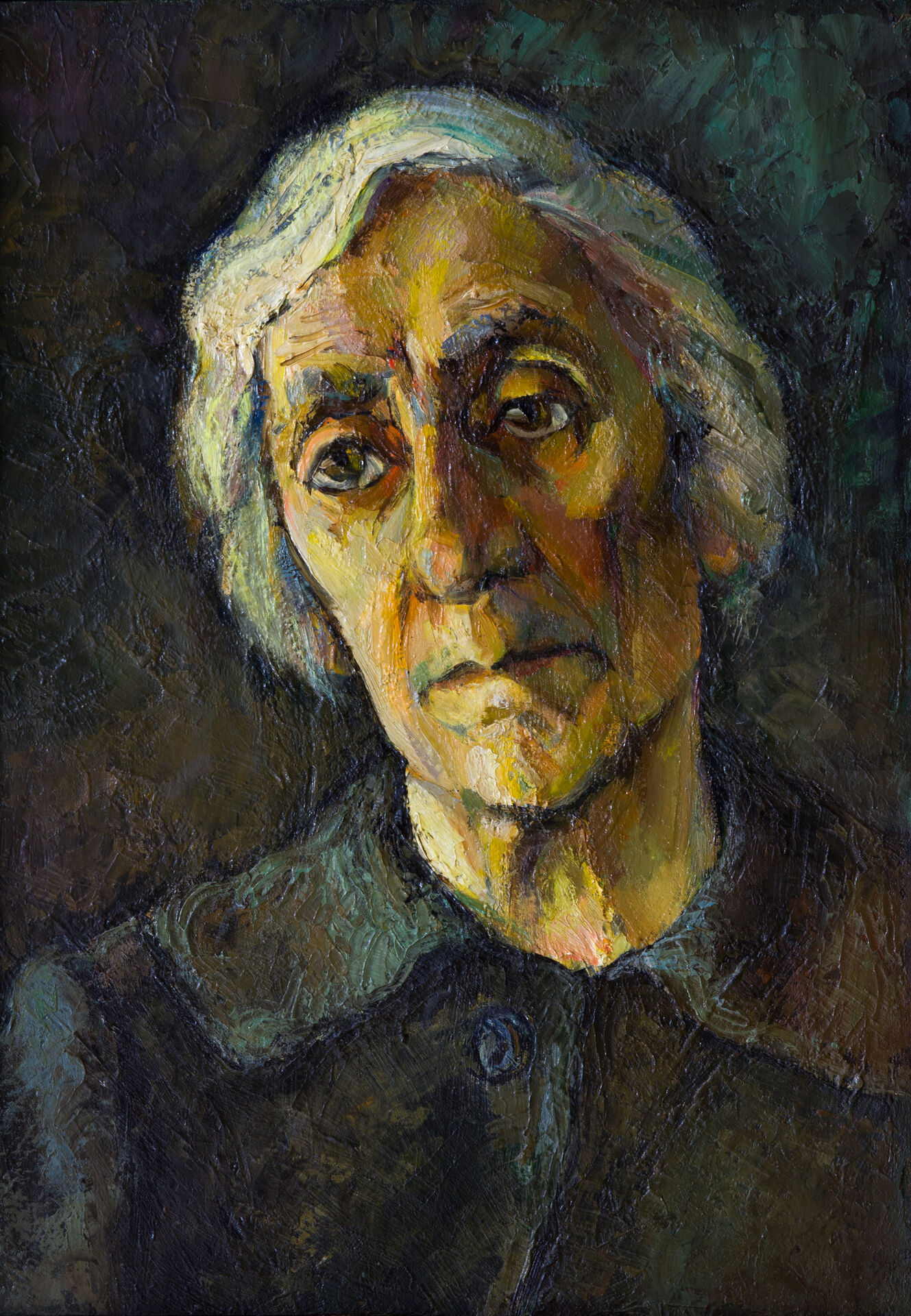 «Портрет пожилой армянки» (к., м.), 47 х 32, 1973 г.