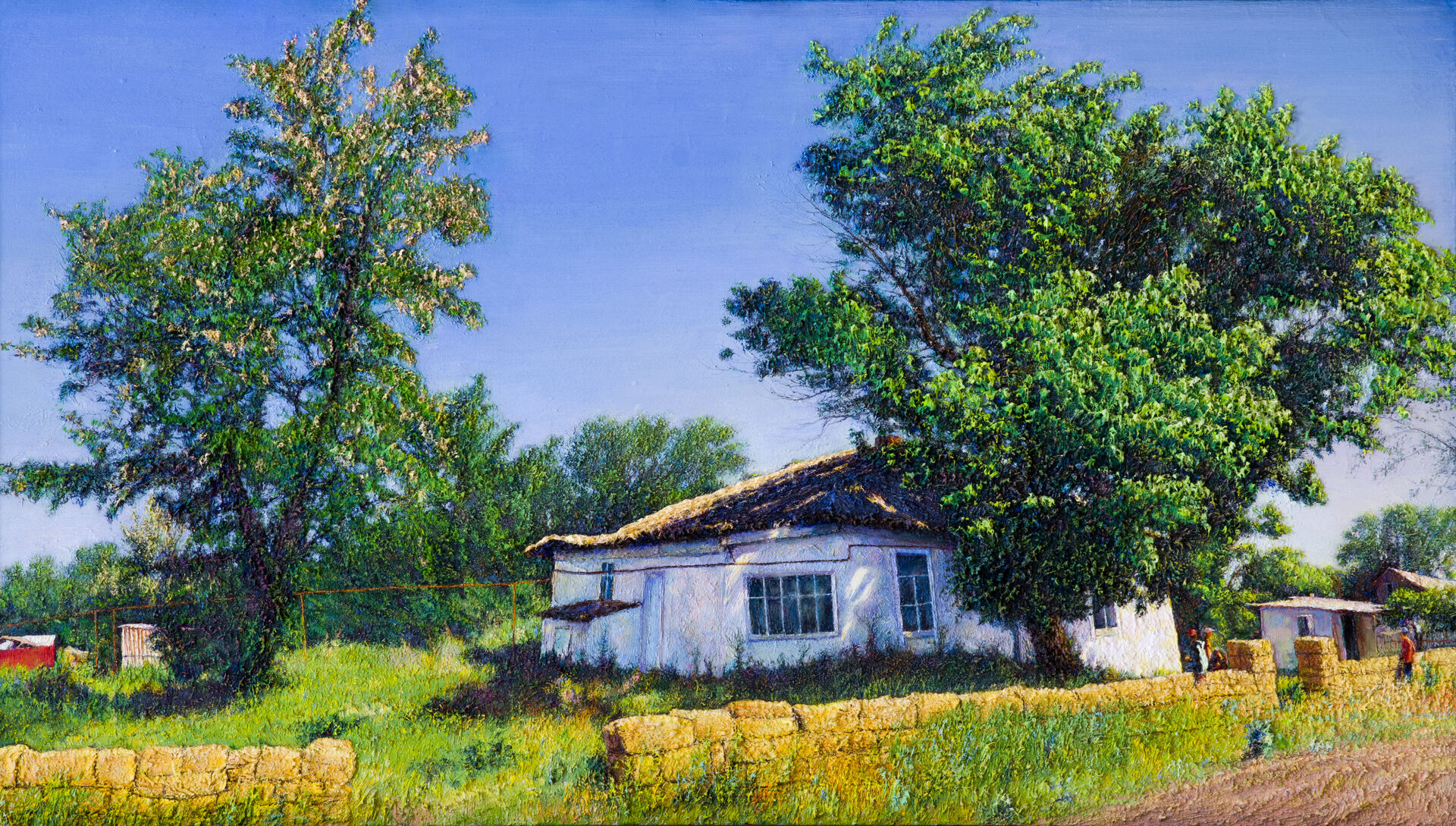 «Чкалово. Дом-музей М. Сарьяна» (х., м.), 49 х 87, 2017 г. 