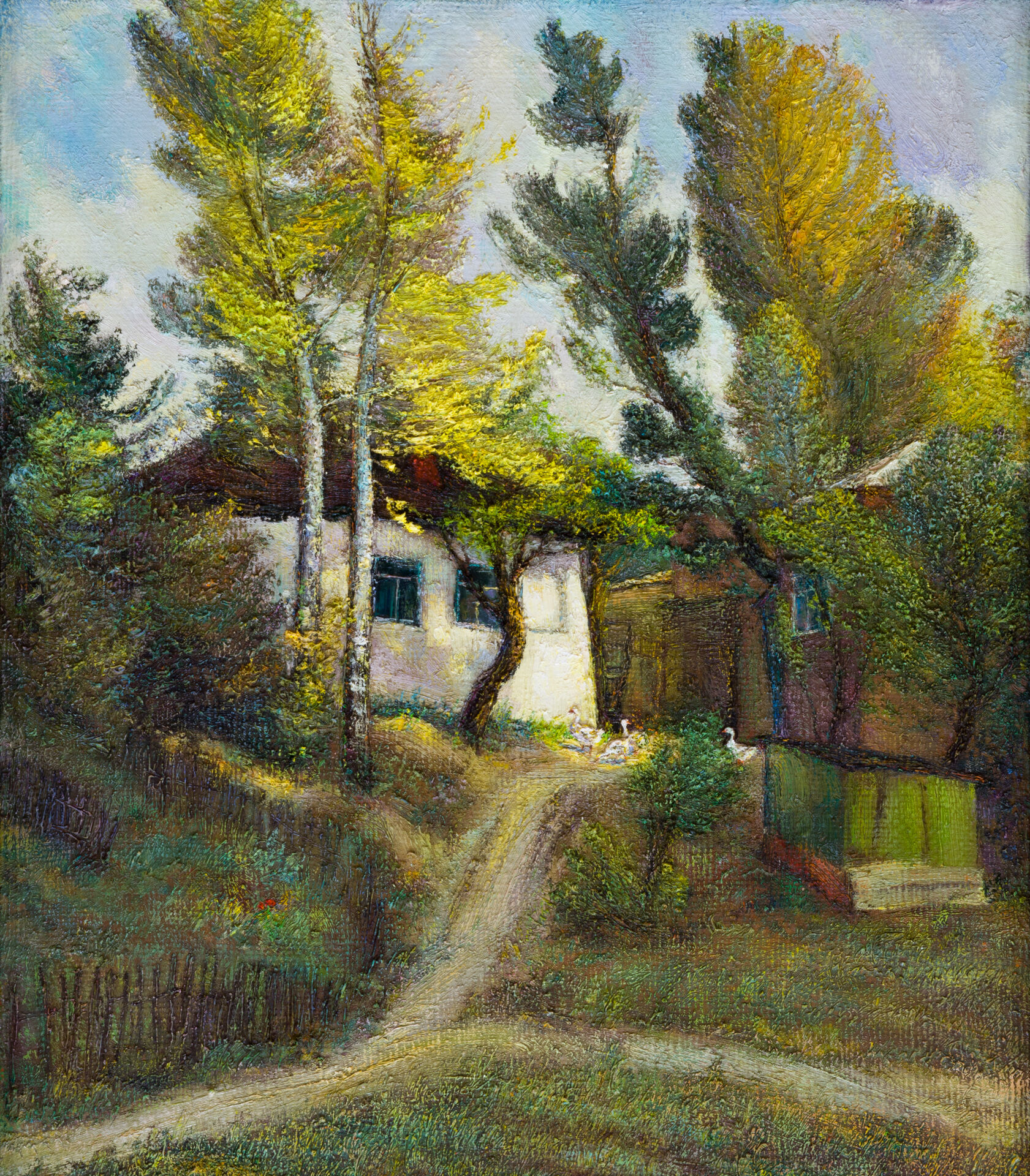 «Аксайский дворик» (х., м.), 71 х 61, 2003 г.