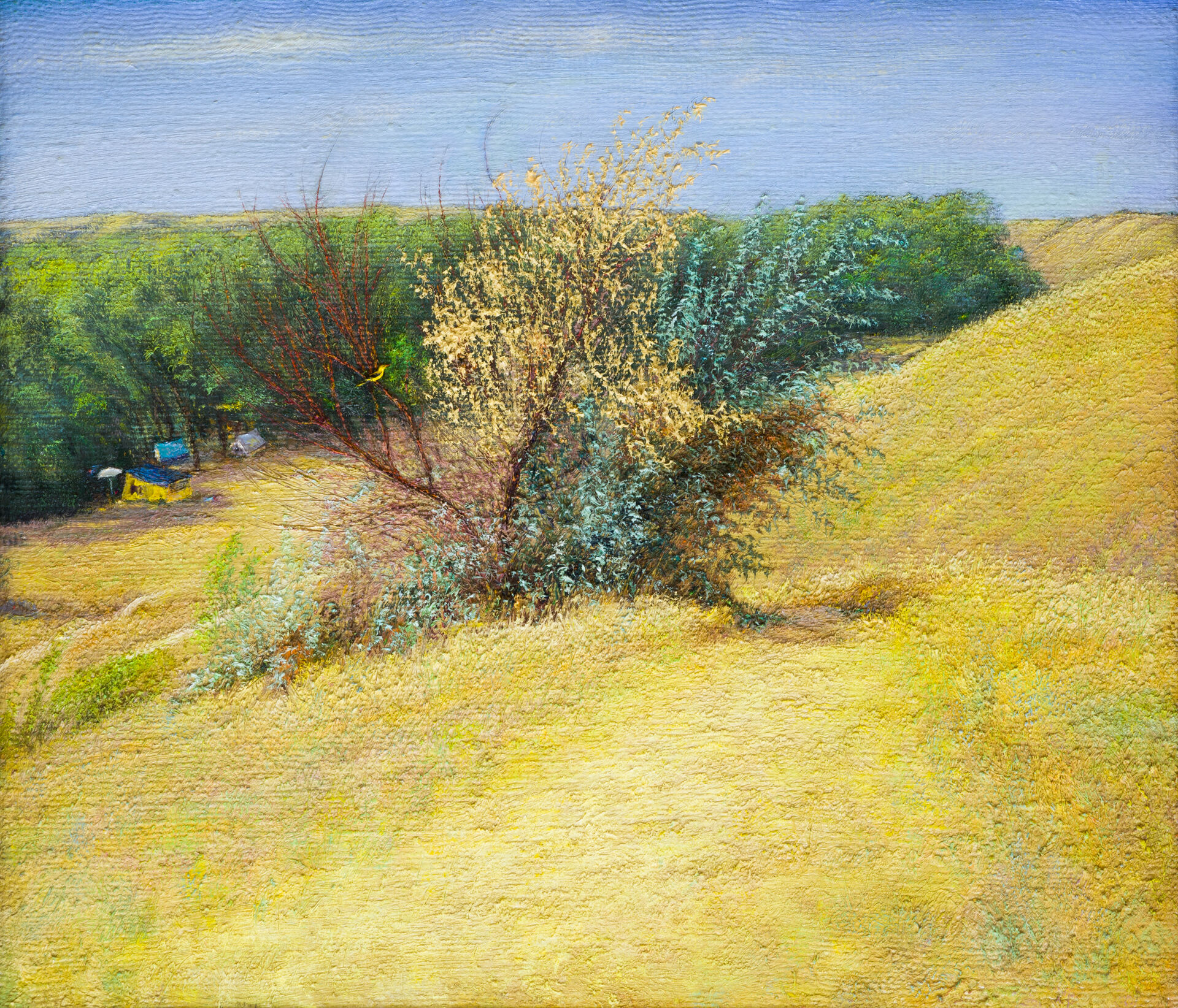 «Маслина на склоне» (ст. Вешенская) (х., м.), 61 х 71, 2003 г