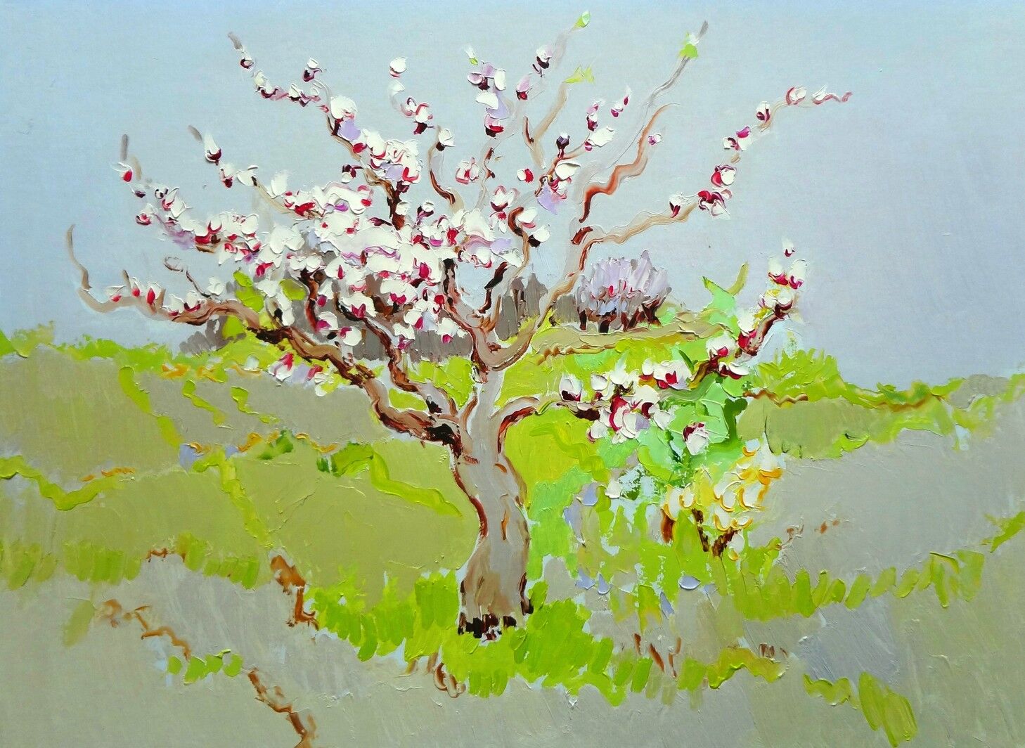 «Весна», холст, масло, 87 × 67 см 2022 г.