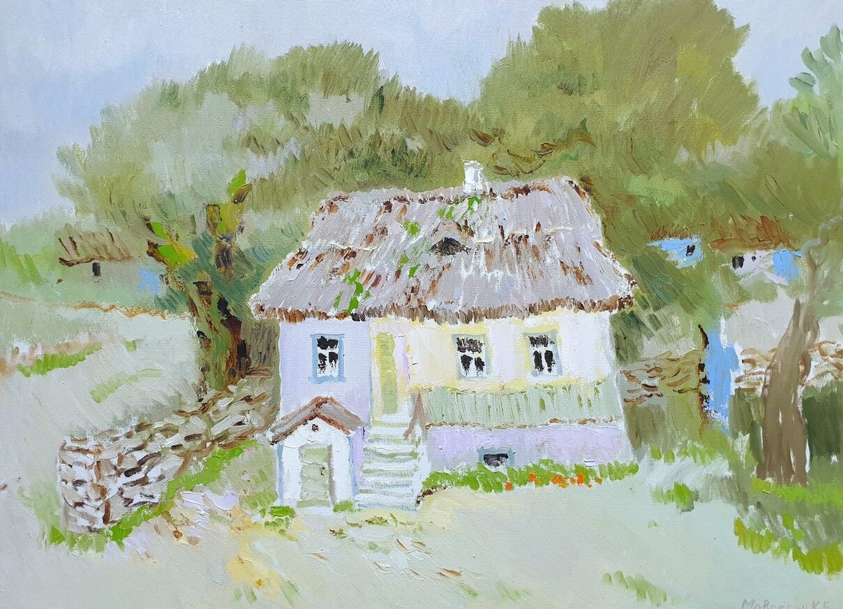 «Дом художника», холст, масло, 63 × 86 см 2024 г.