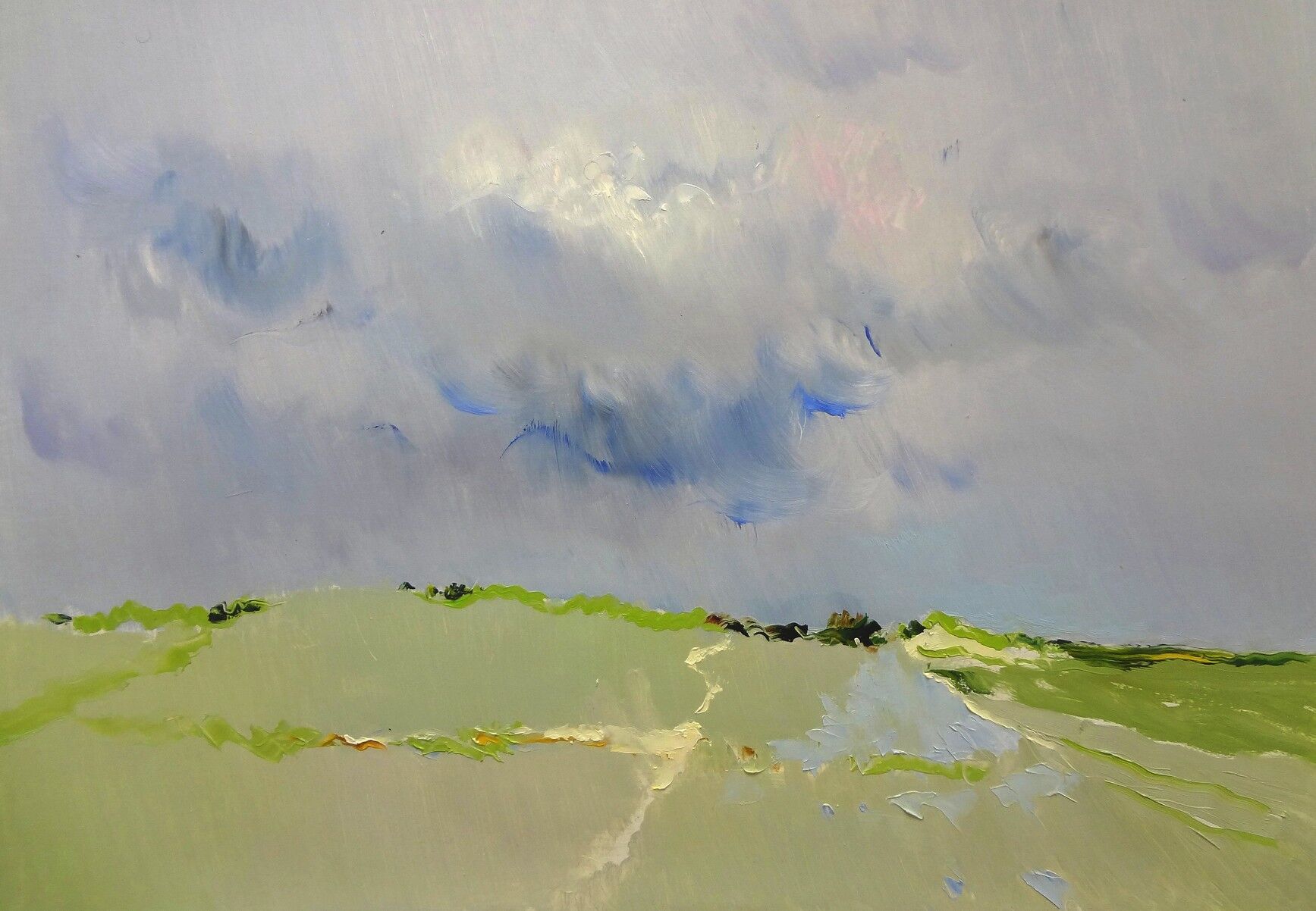 «Тропинка», холст, масло, 64 × 84 см 2023 г.