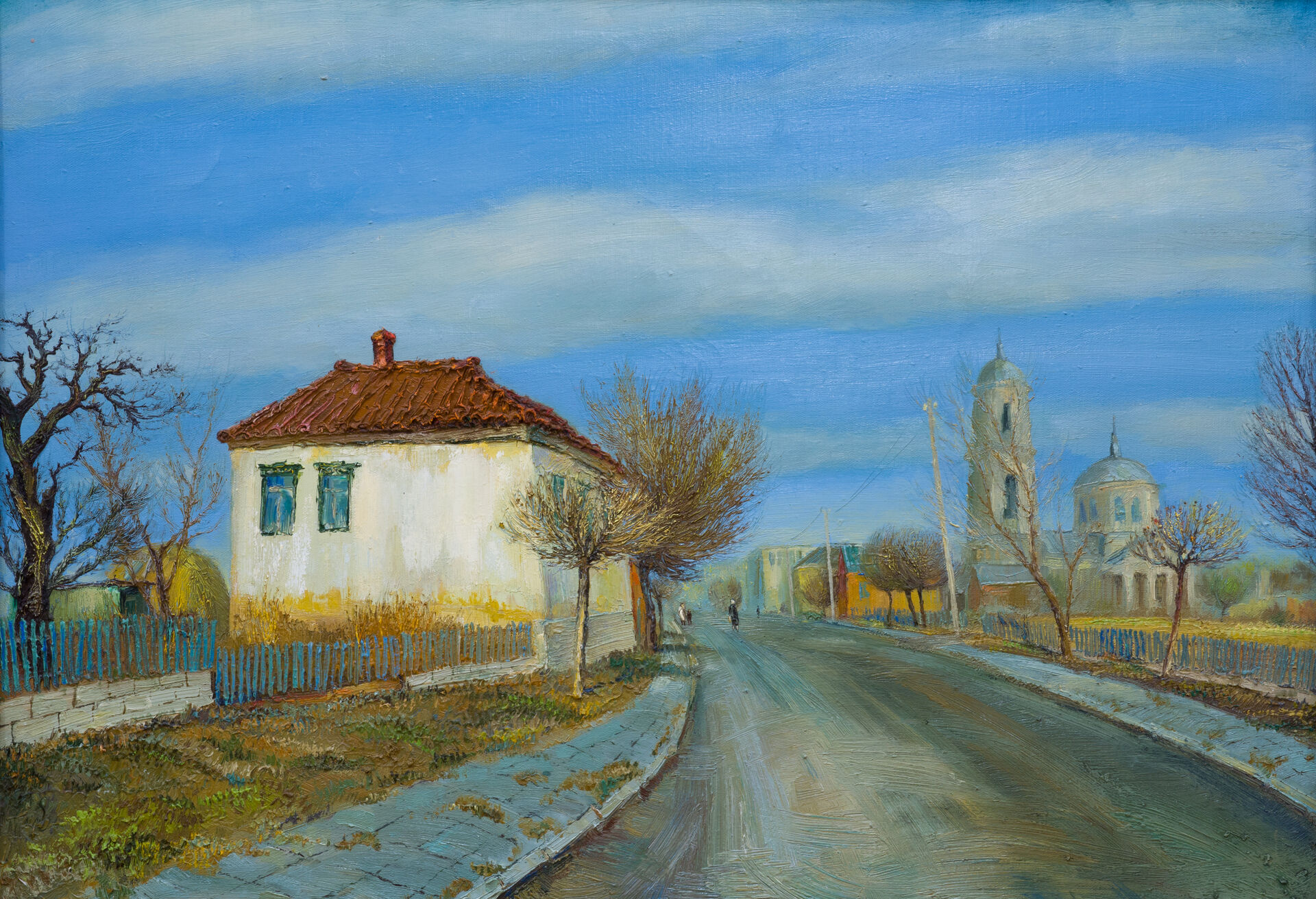 «По улице Ленина» (х., м.), 67 х 87, 1983 г. 
