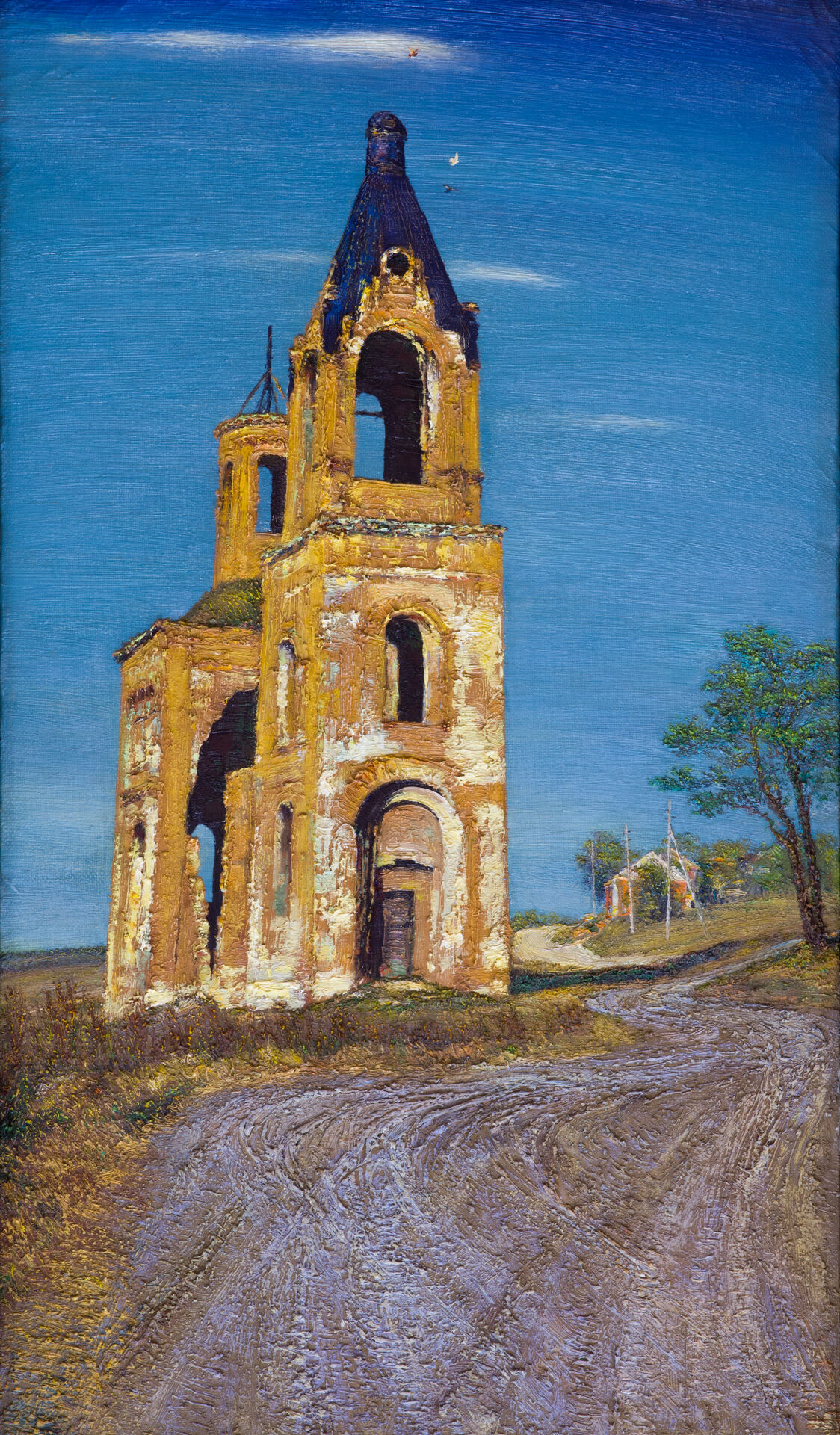 «Церковь в Султан-Салах» (х., м.), 57 х 77, 1987 г. 