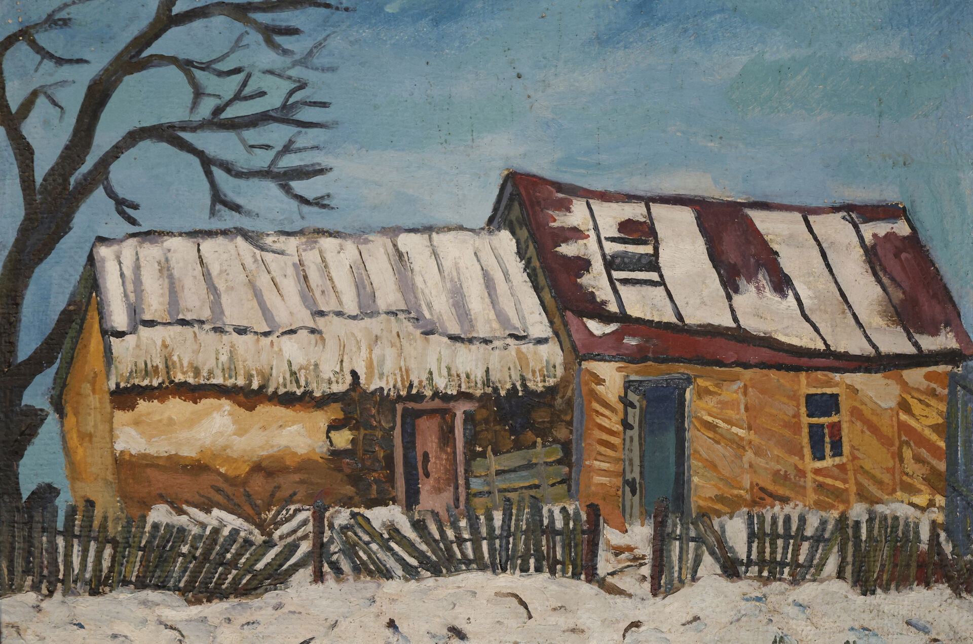 1978 «Дом дедушки» холст, масло 61,5 × 42 см