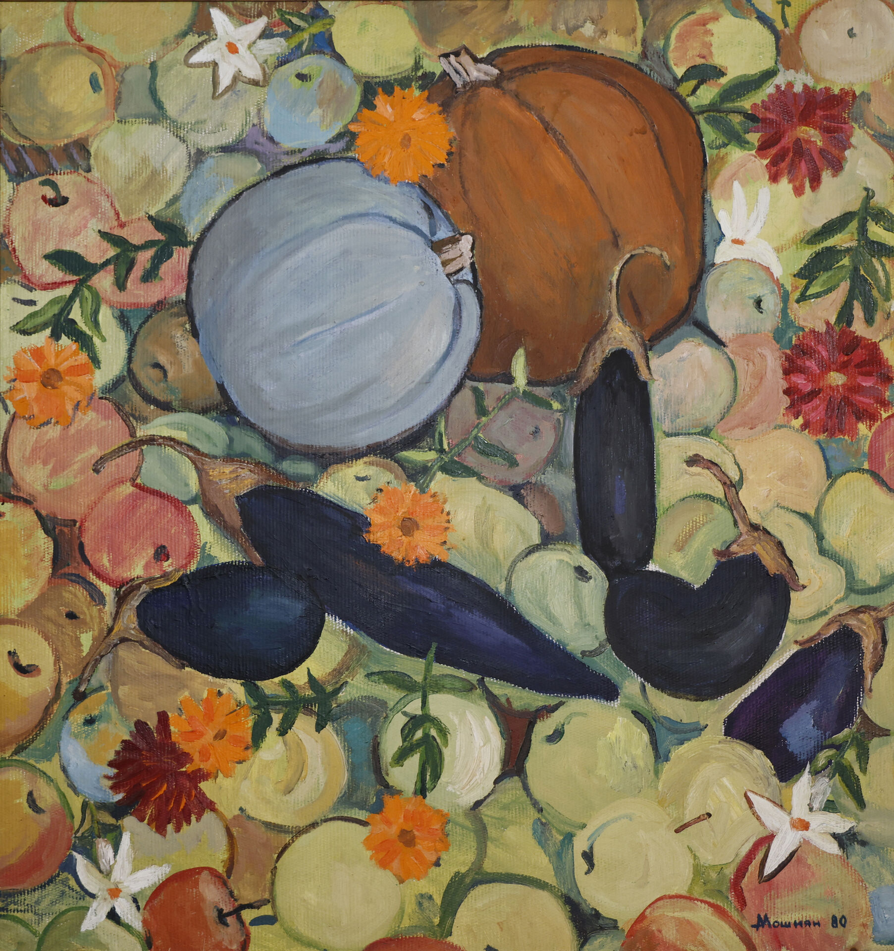 1980 «Урожай» холст, масло 75 × 70 см