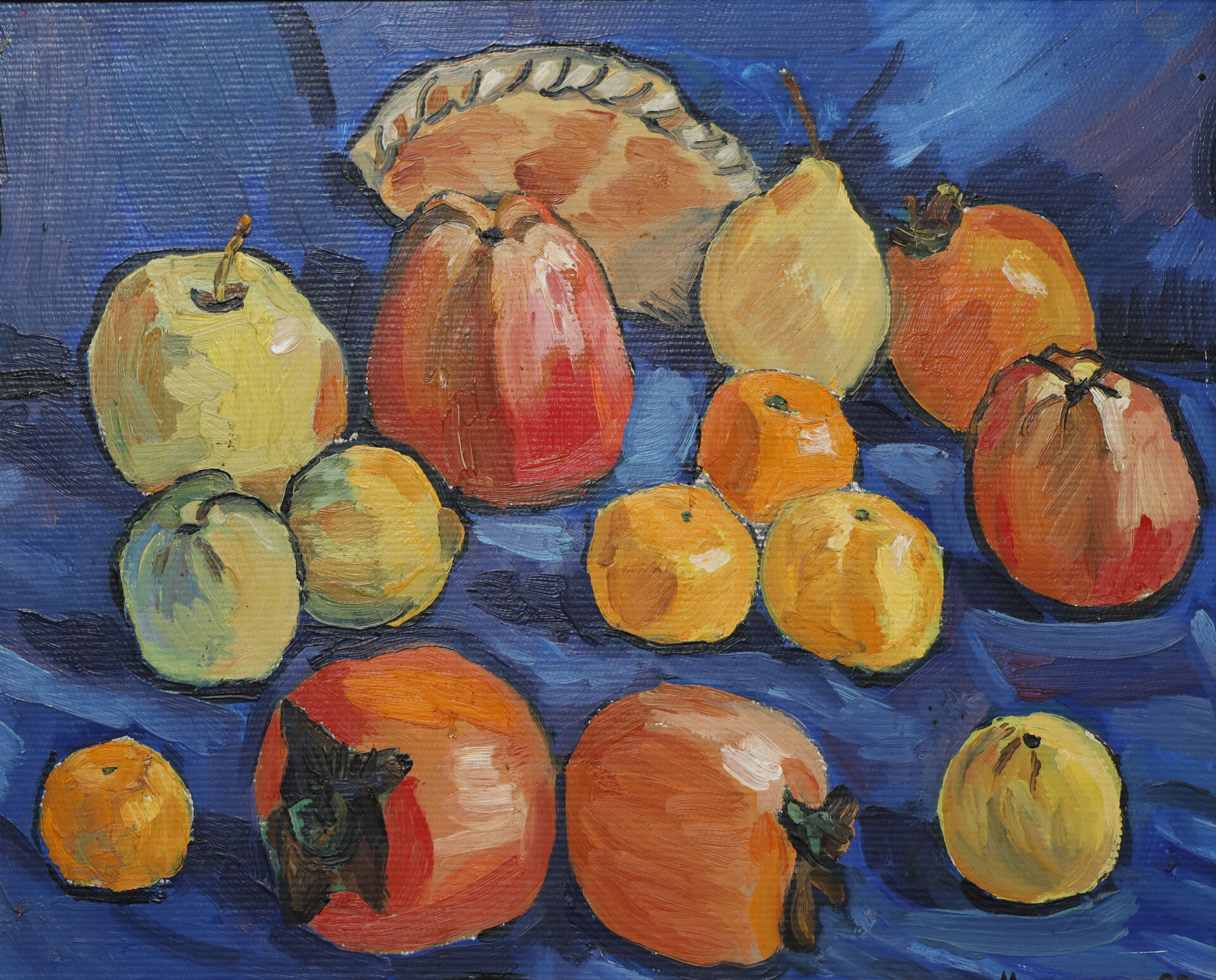 1981 «Осенний натюрморт» картон, масло 47,5 × 38,5 см