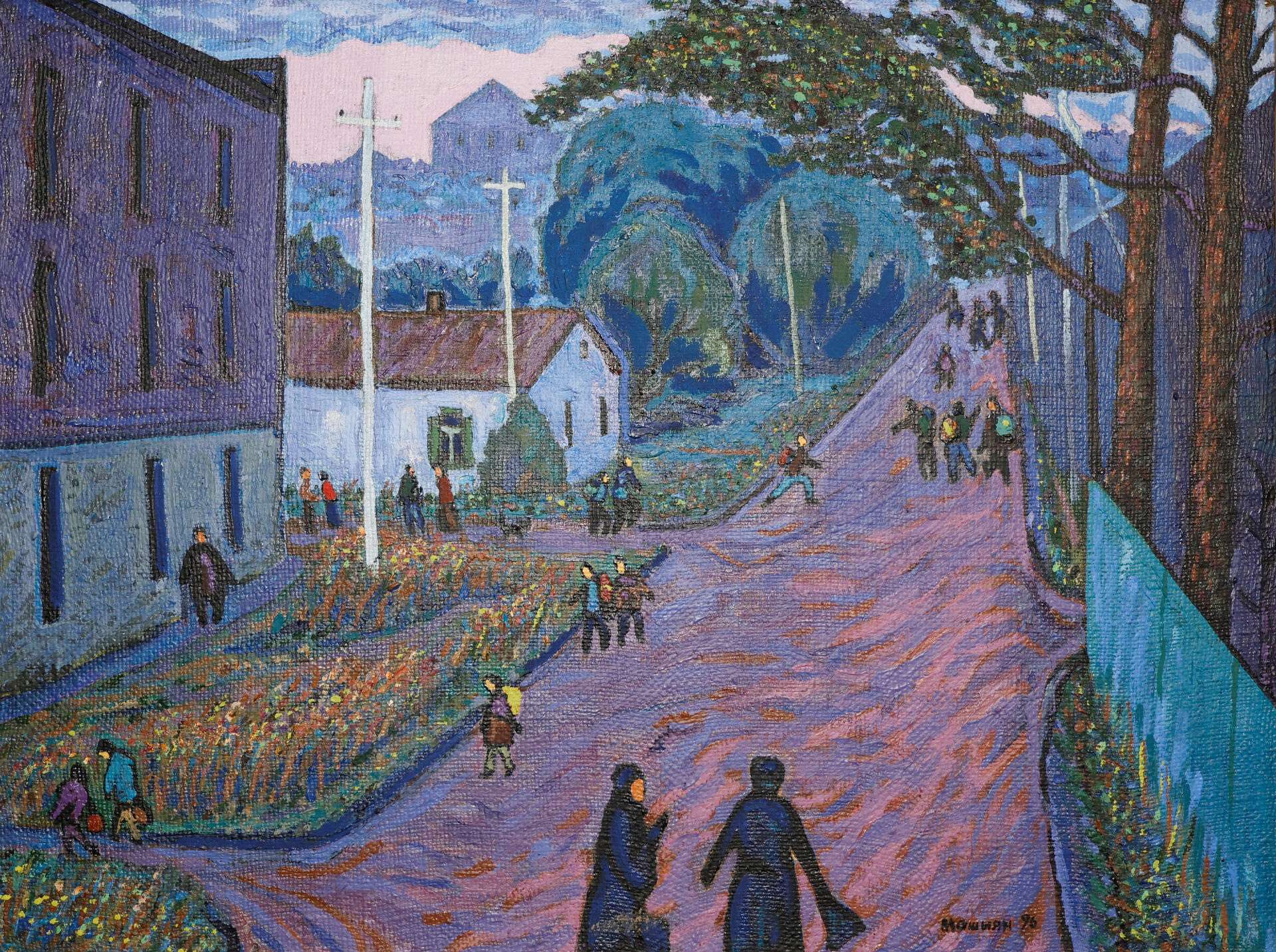1996 «Вечер» холст, масло 68 × 51,5 см