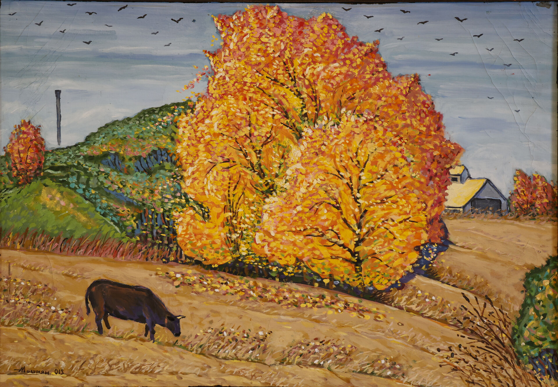 2013 «Осенний мотив» холст, масло 69,5 × 50 см