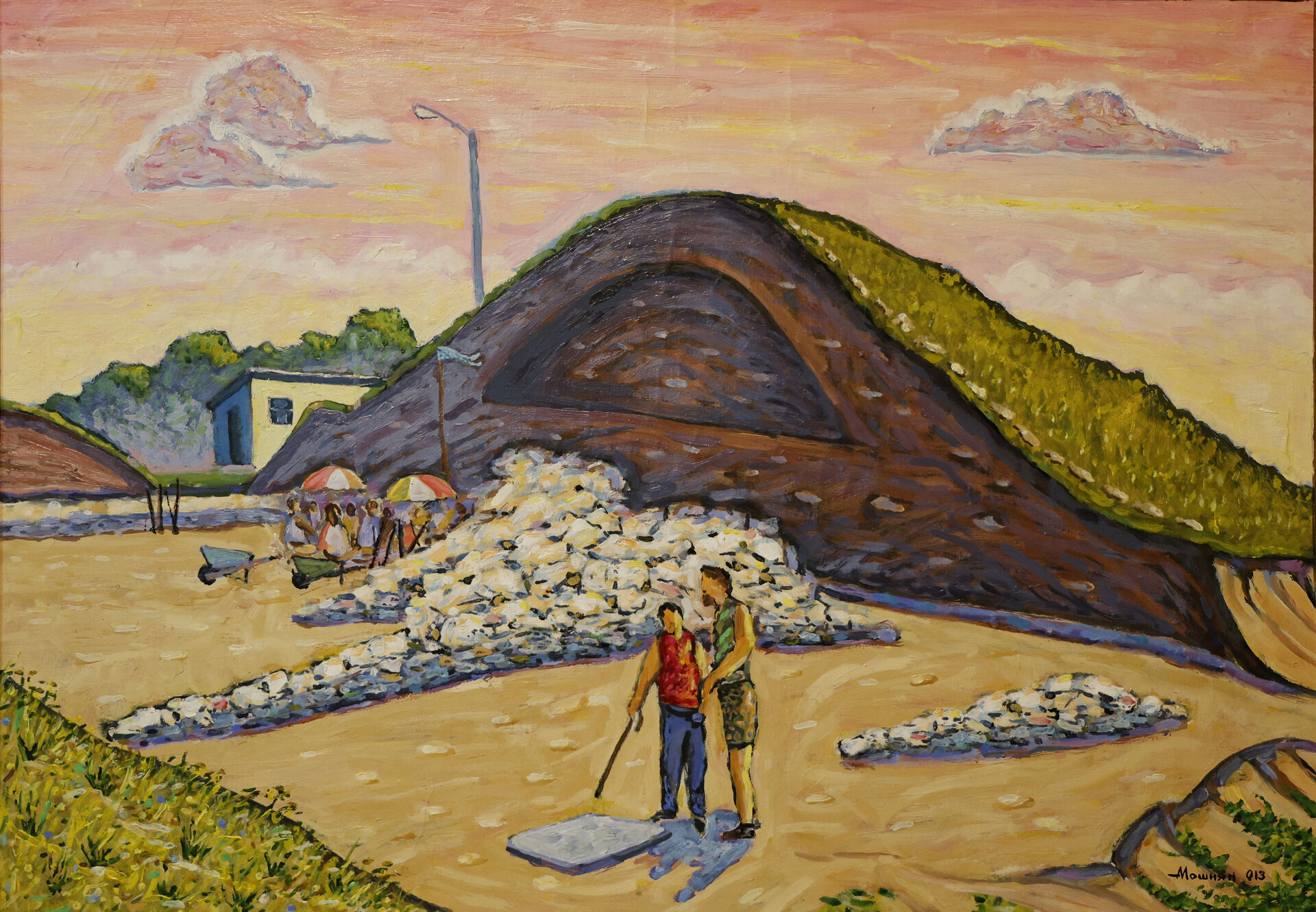 2013 «Раскопки» холст, масло 70 × 50 см