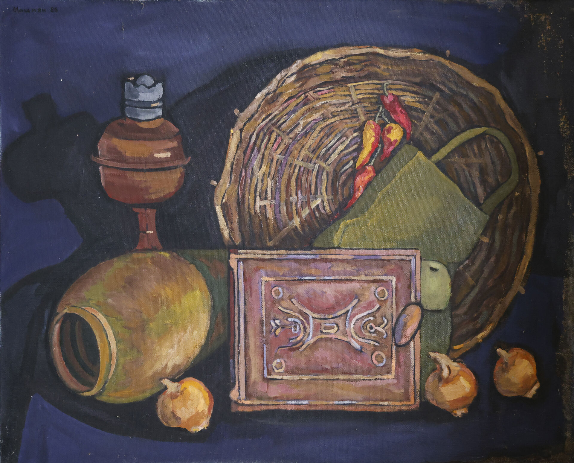 1986 «Натюрморт» холст, масло 110 × 90 см