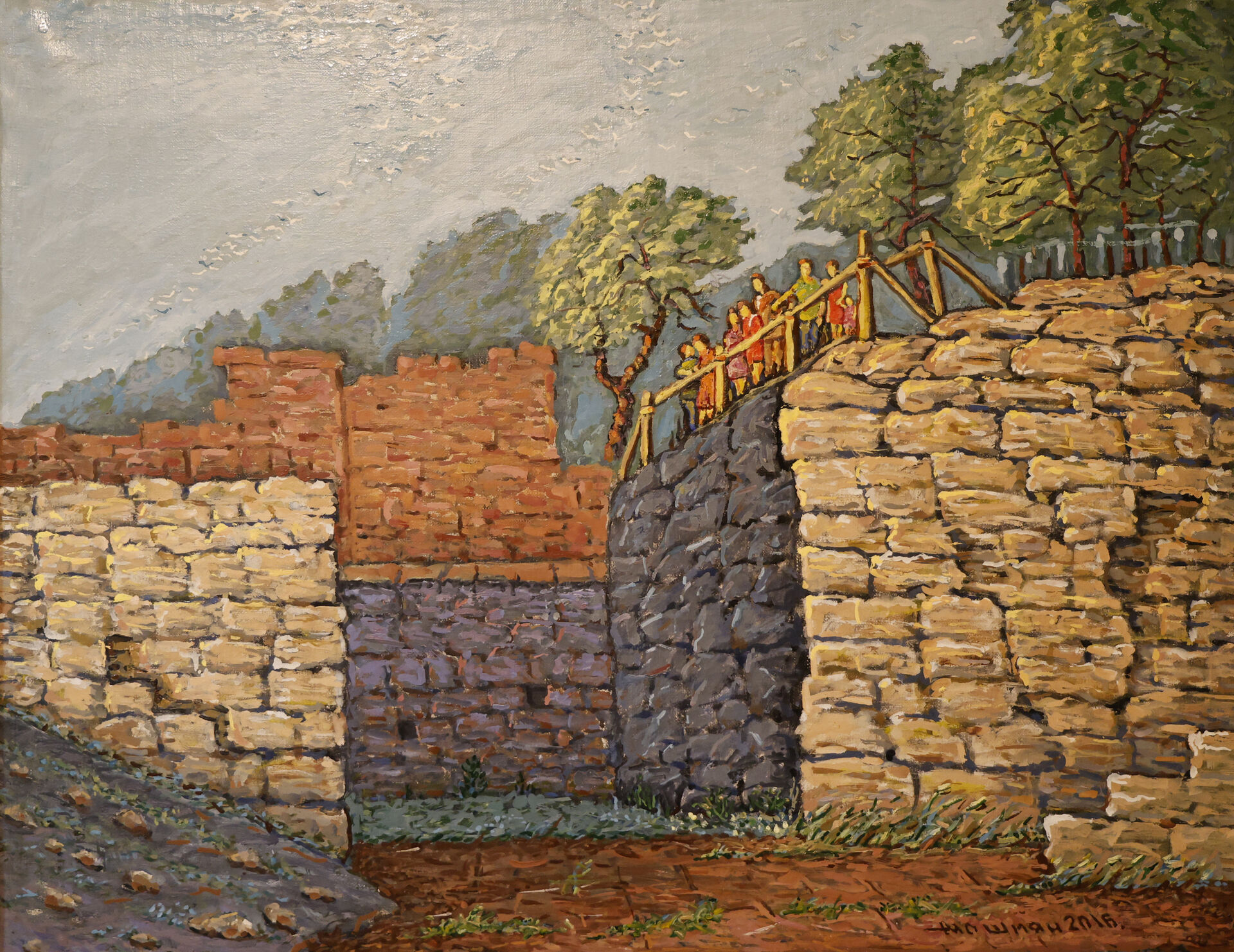 2016 «Римский мост. Танаис» холст, масло 80 × 64 см